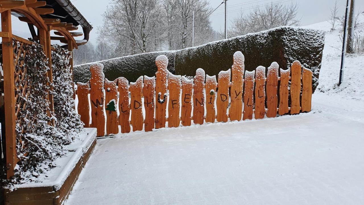 Waldhufenidyll Koenigswalde Im Erzgebirge Lägenhet Konigswalde Exteriör bild